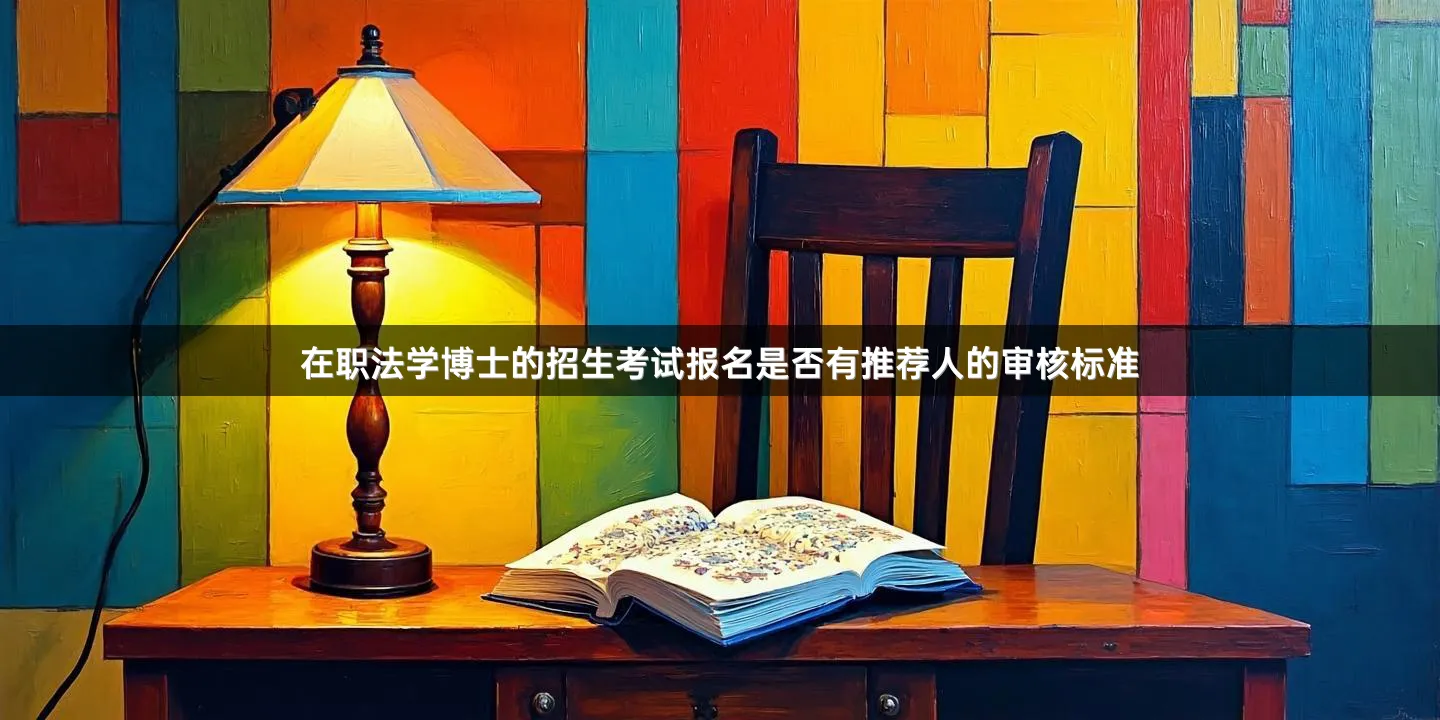 在职法学博士的招生考试报名是否有推荐人的审核标准