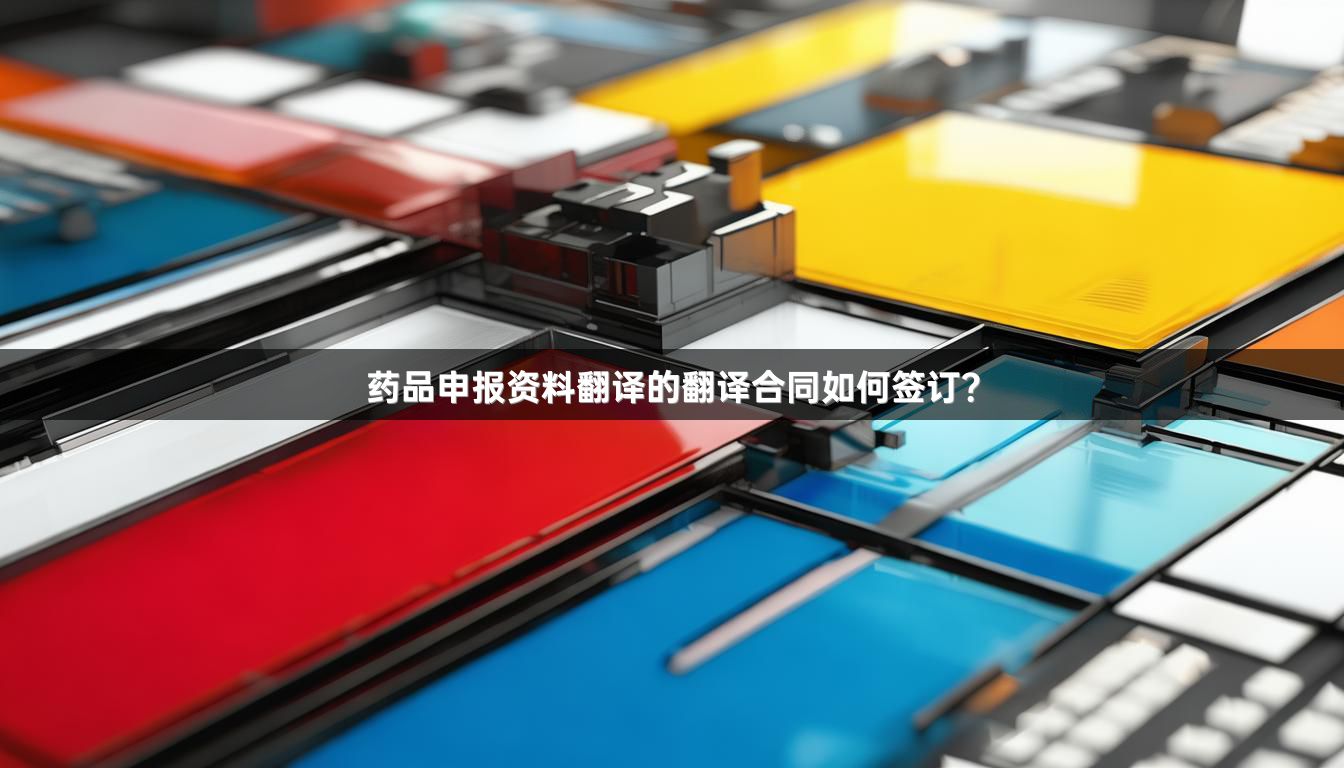 药品申报资料翻译的翻译合同如何签订？
