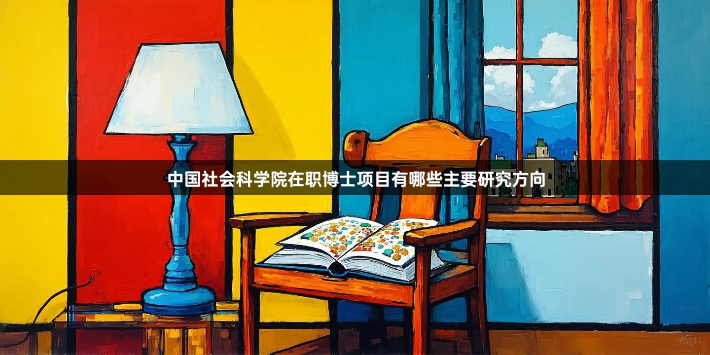 中国社会科学院在职博士项目有哪些主要研究方向