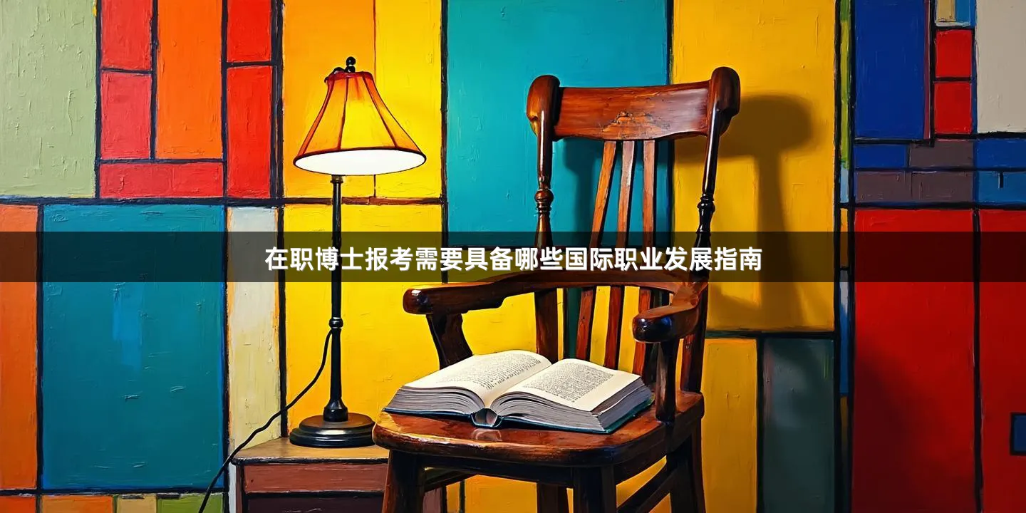在职博士报考需要具备哪些国际职业发展指南