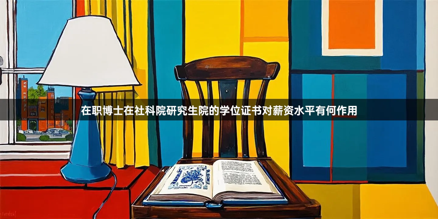 在职博士在社科院研究生院的学位证书对薪资水平有何作用