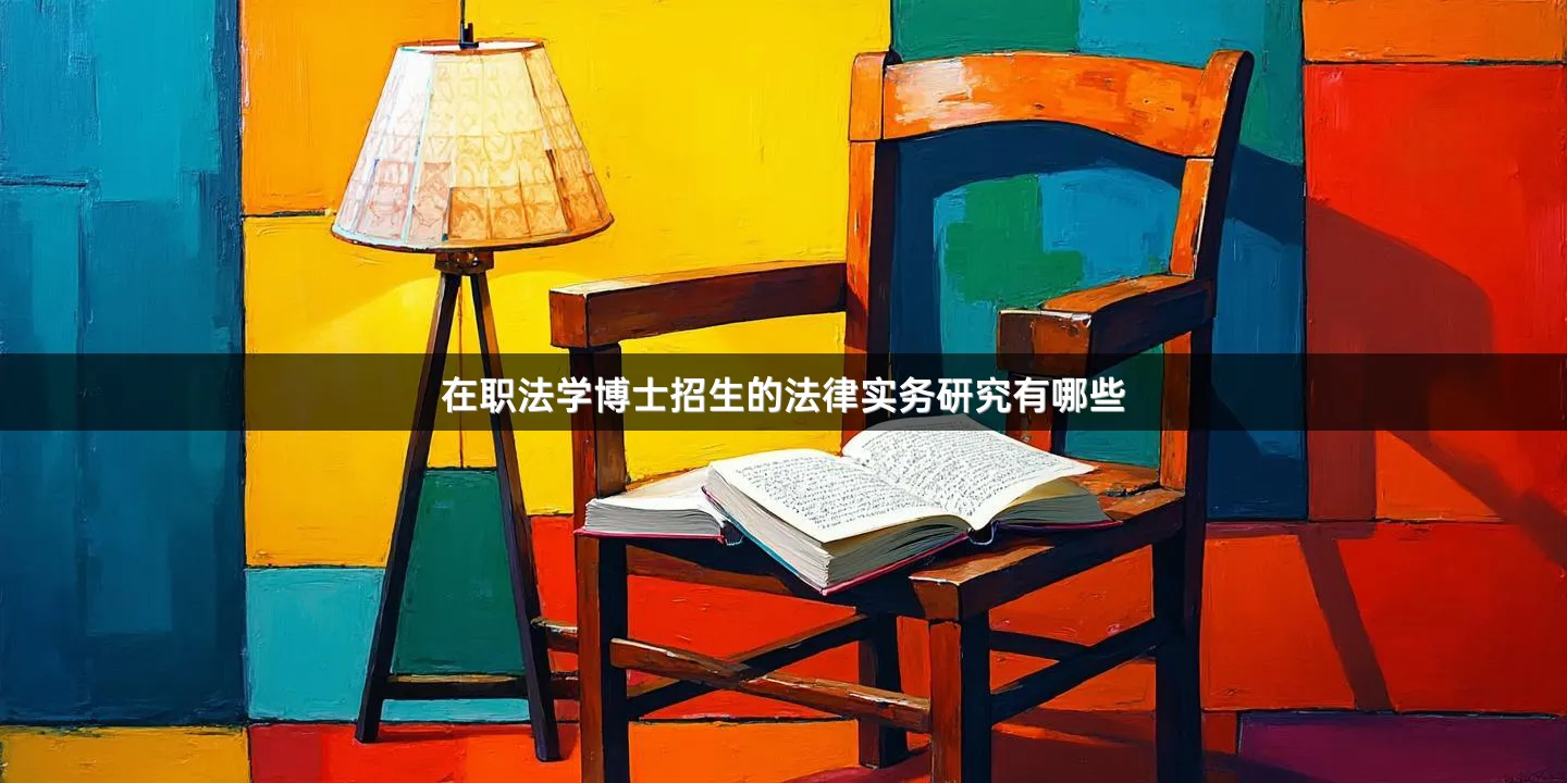 在职法学博士招生的法律实务研究有哪些