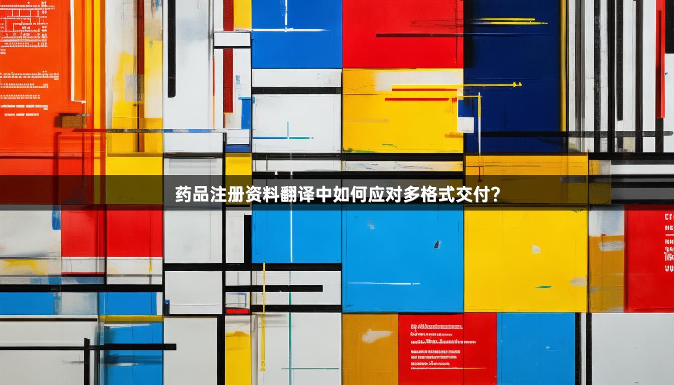 药品注册资料翻译中如何应对多格式交付？