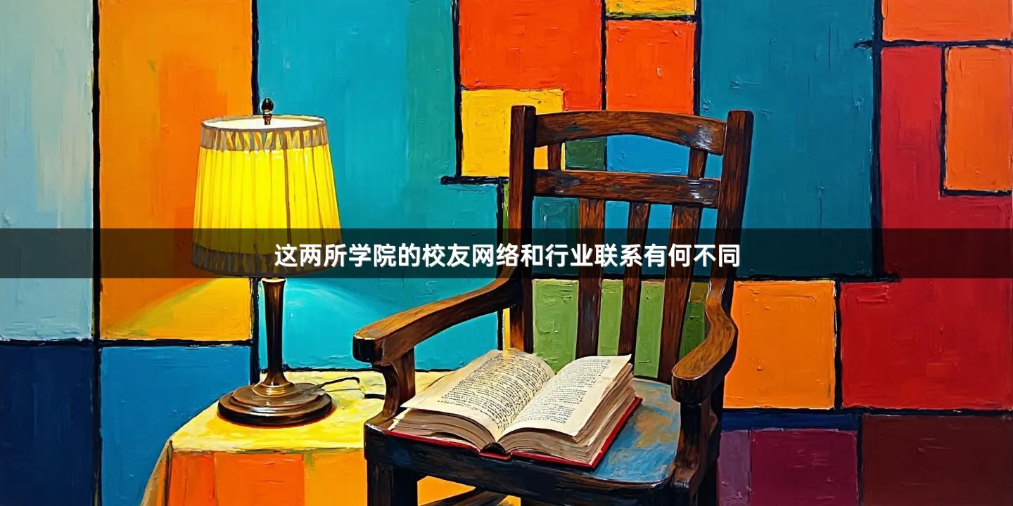 这两所学院的校友网络和行业联系有何不同