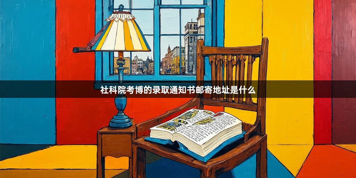 社科院考博的录取通知书邮寄地址是什么