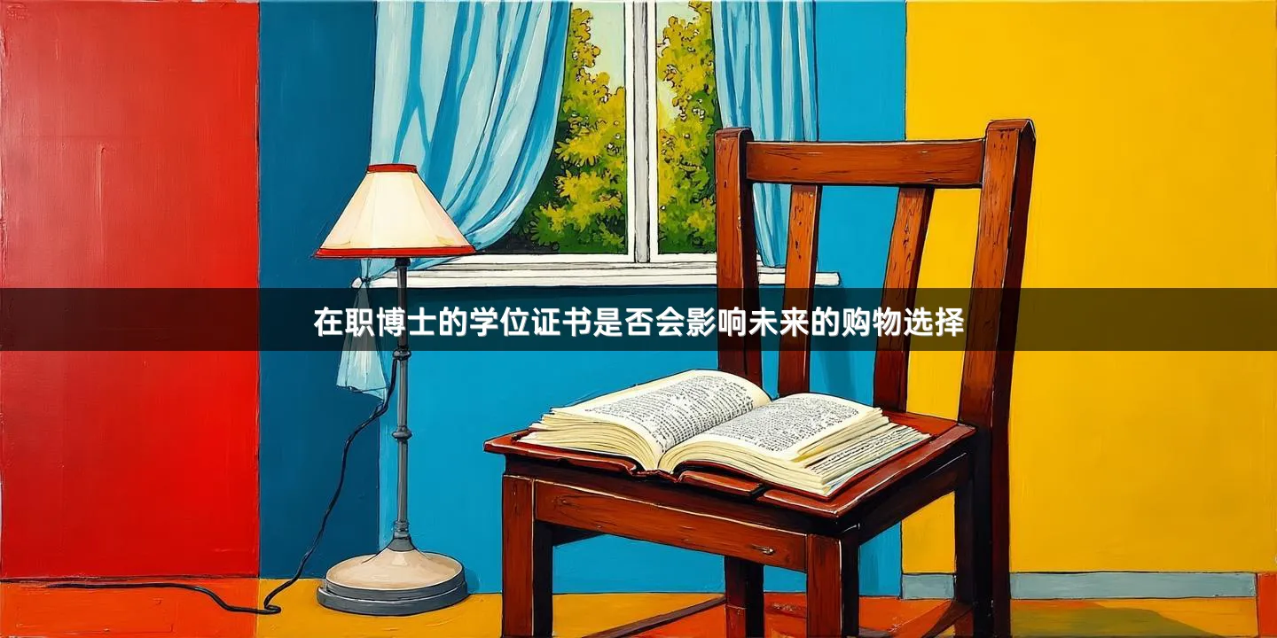 在职博士的学位证书是否会影响未来的购物选择