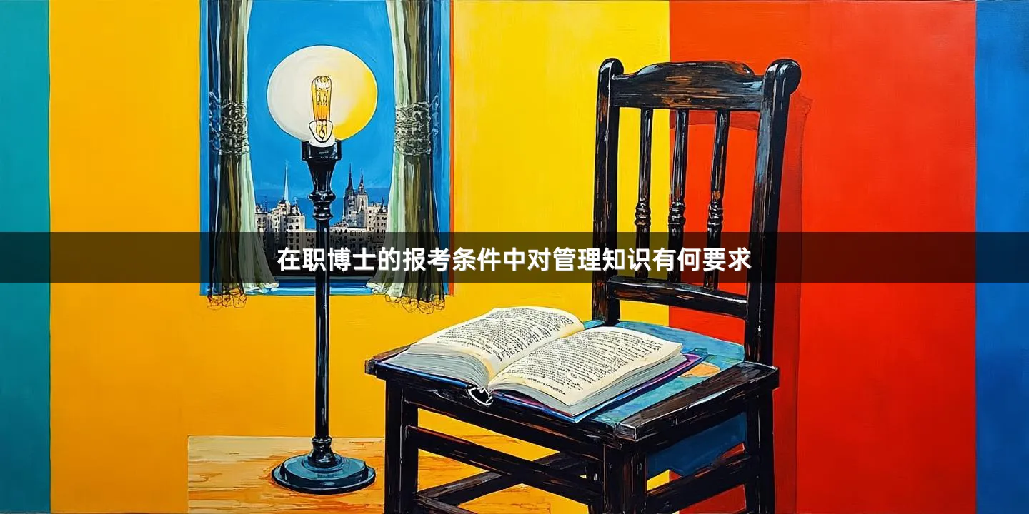 在职博士的报考条件中对管理知识有何要求