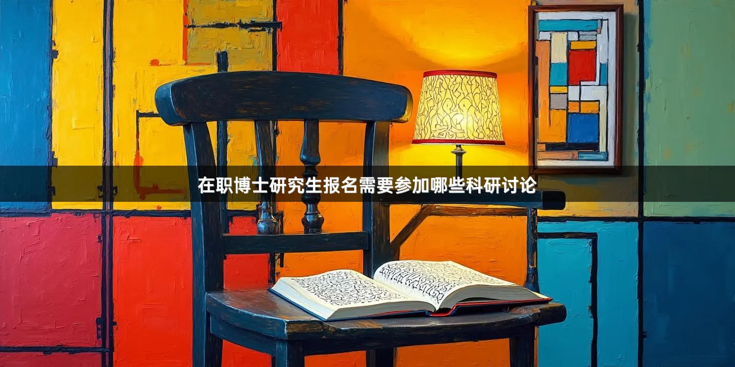 在职博士研究生报名需要参加哪些科研讨论