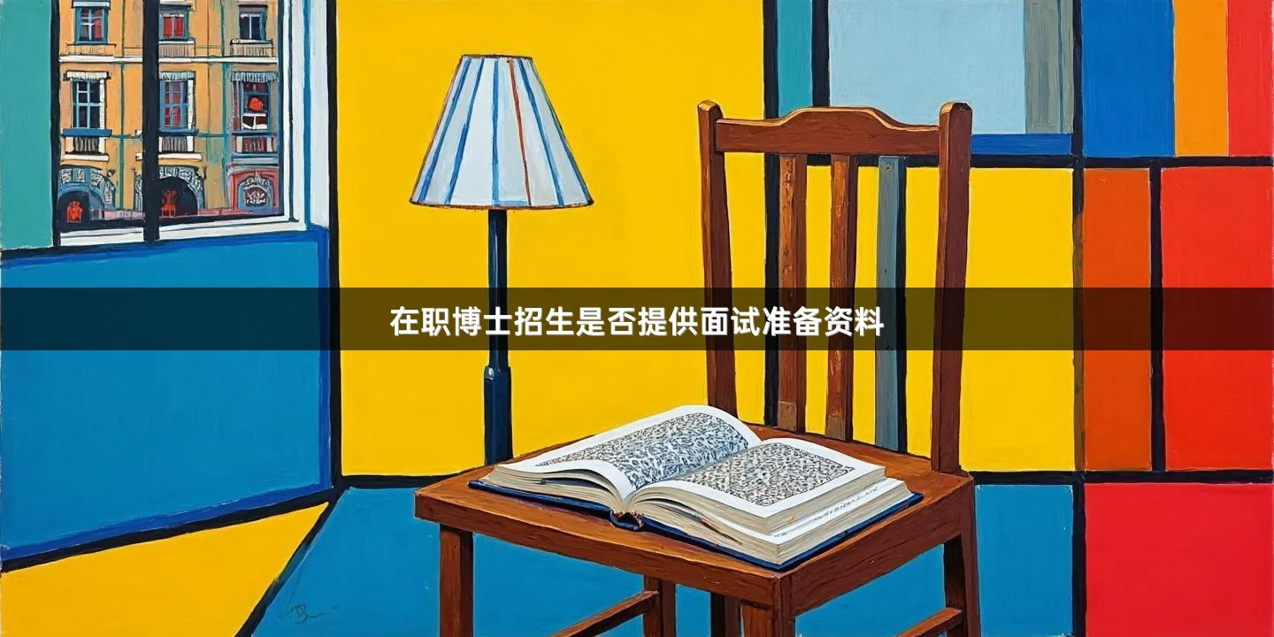在职博士招生是否提供面试准备资料