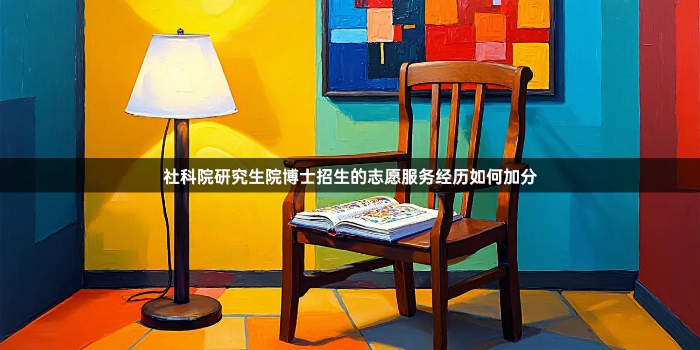 社科院研究生院博士招生的志愿服务经历如何加分