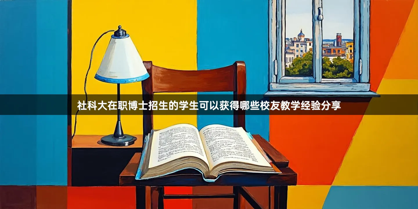 社科大在职博士招生的学生可以获得哪些校友教学经验分享