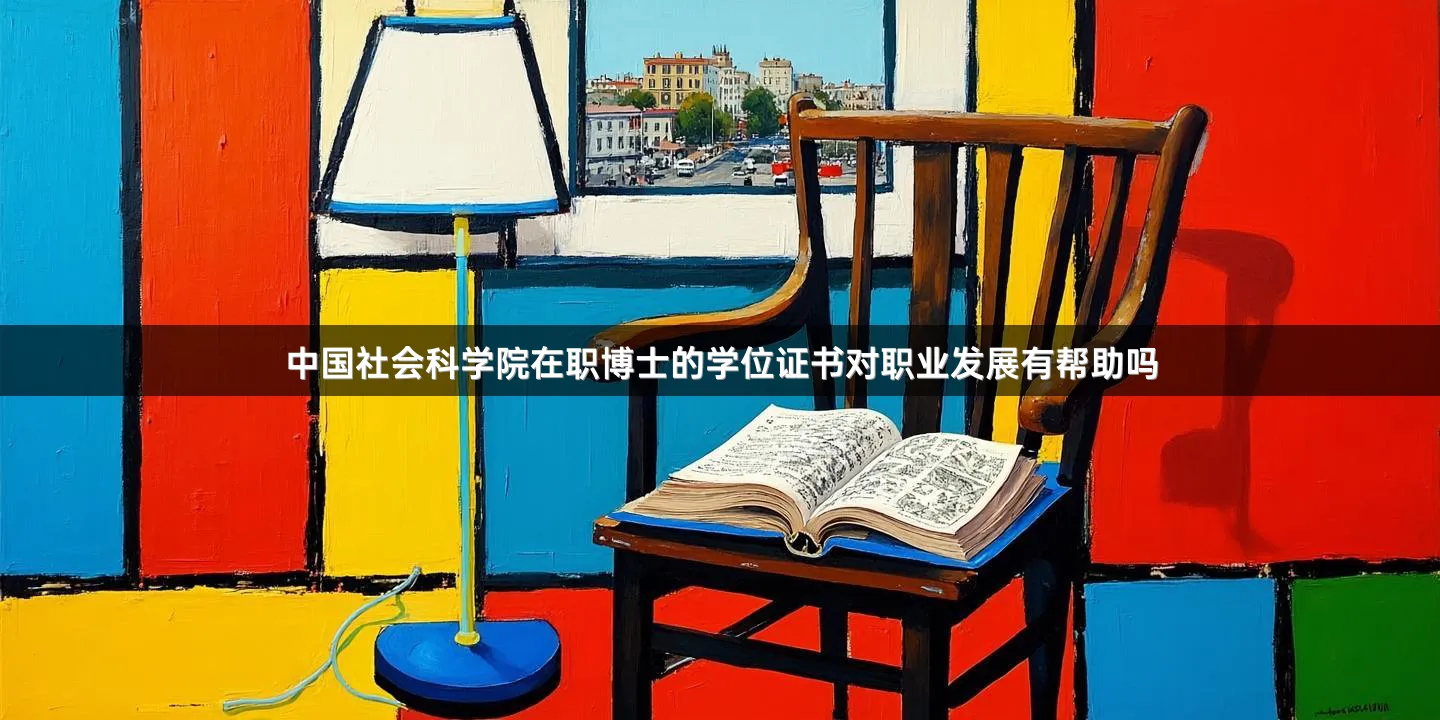 中国社会科学院在职博士的学位证书对职业发展有帮助吗