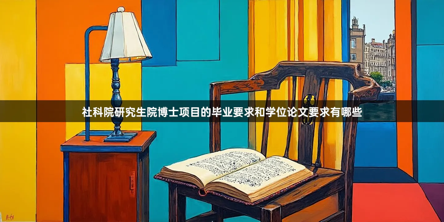 社科院研究生院博士项目的毕业要求和学位论文要求有哪些