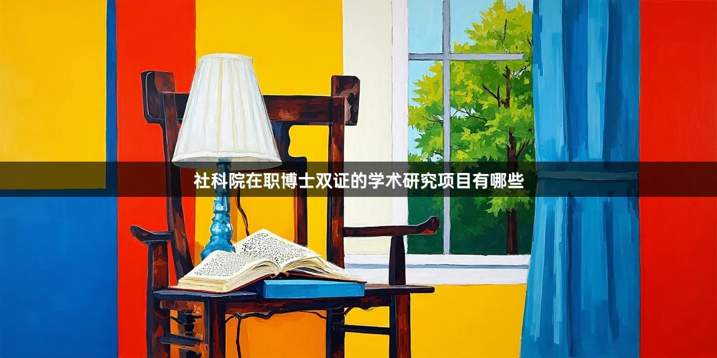 社科院在职博士双证的学术研究项目有哪些