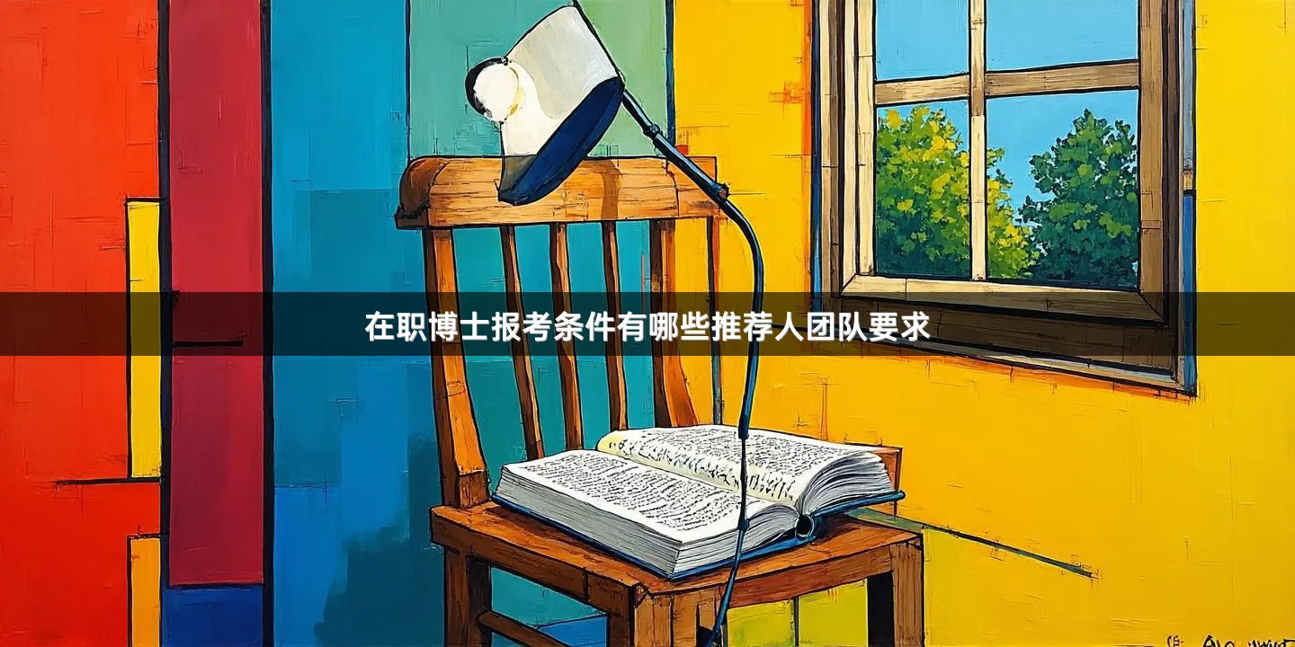 在职博士报考条件有哪些推荐人团队要求
