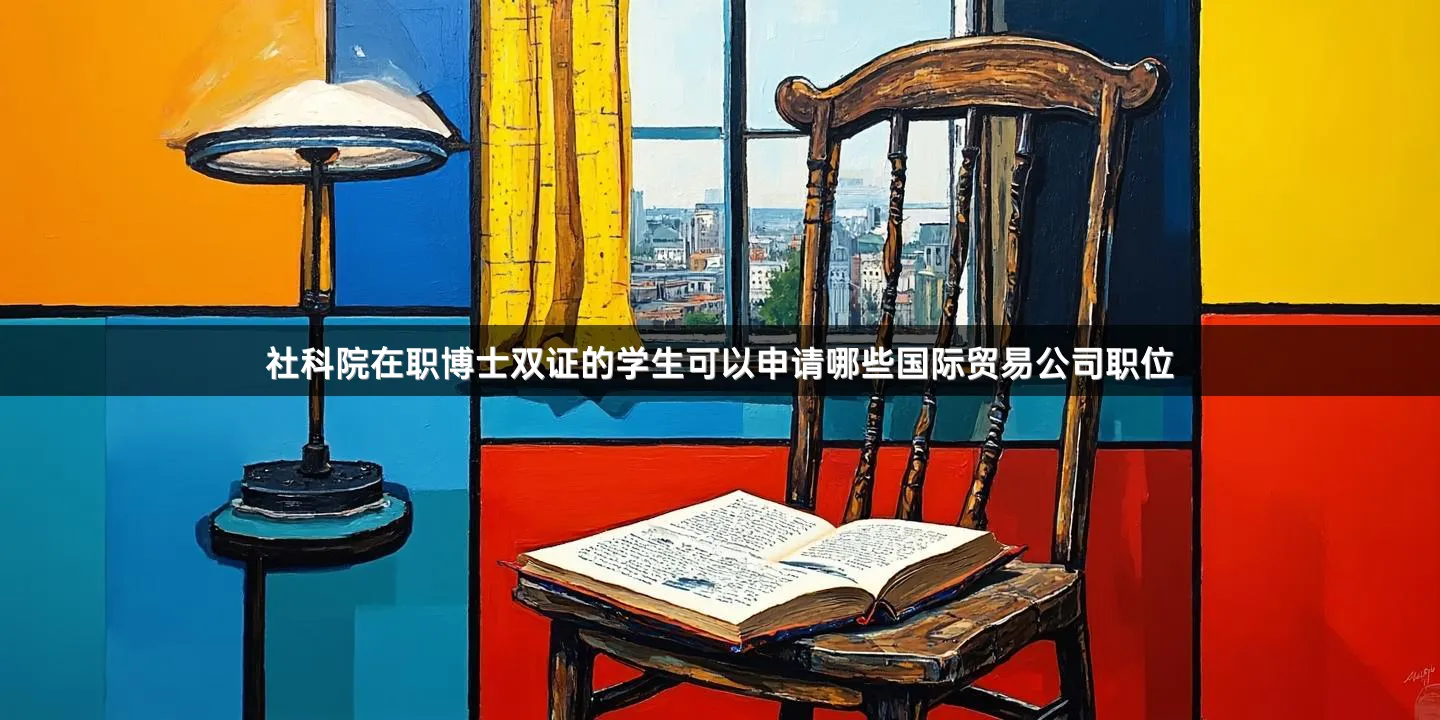 社科院在职博士双证的学生可以申请哪些国际贸易公司职位