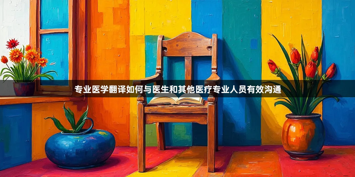 專業(yè)醫(yī)學(xué)翻譯如何與醫(yī)生和其他醫(yī)療專業(yè)人員有效溝通