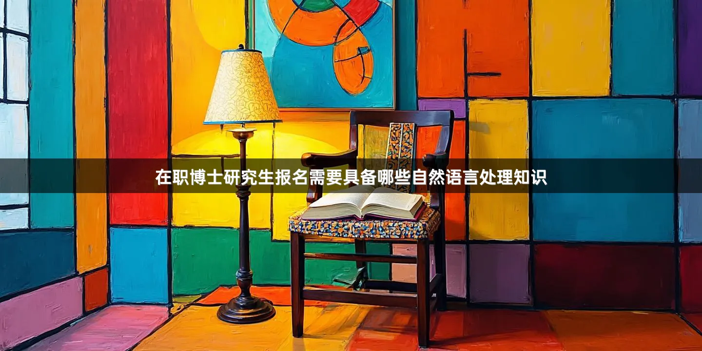 在职博士研究生报名需要具备哪些自然语言处理知识
