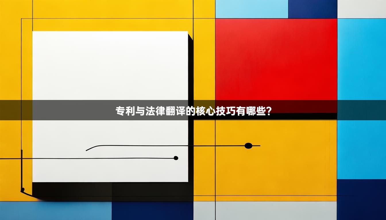 专利与法律翻译的核心技巧有哪些？