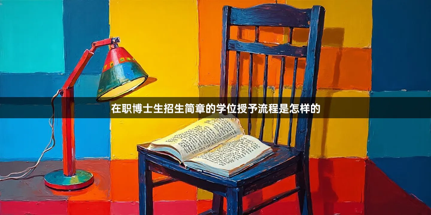 在职博士生招生简章的学位授予流程是怎样的