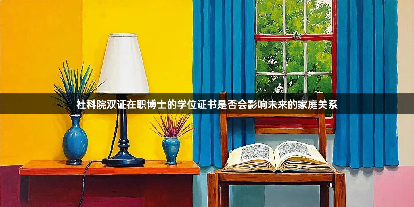 社科院双证在职博士的学位证书是否会影响未来的家庭关系