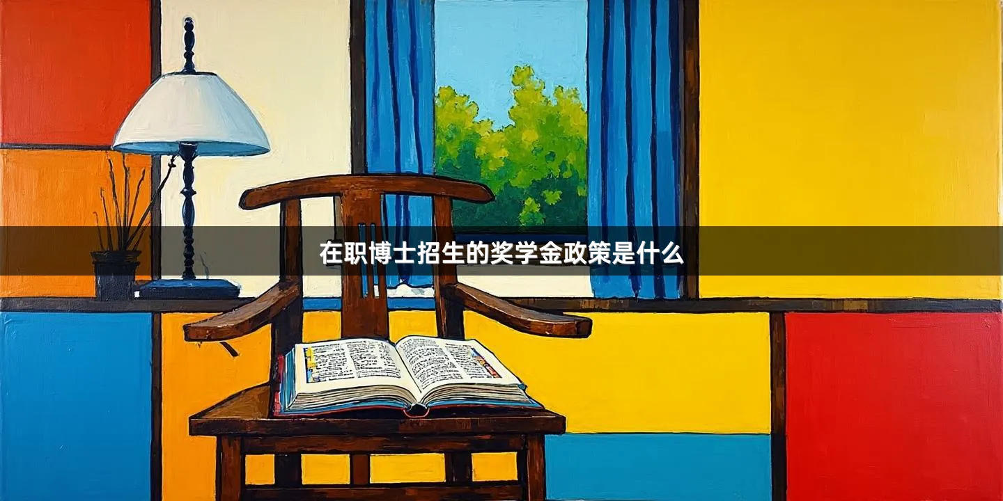 在职博士招生的奖学金政策是什么