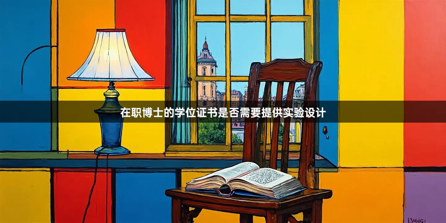 在职博士的学位证书是否需要提供实验设计