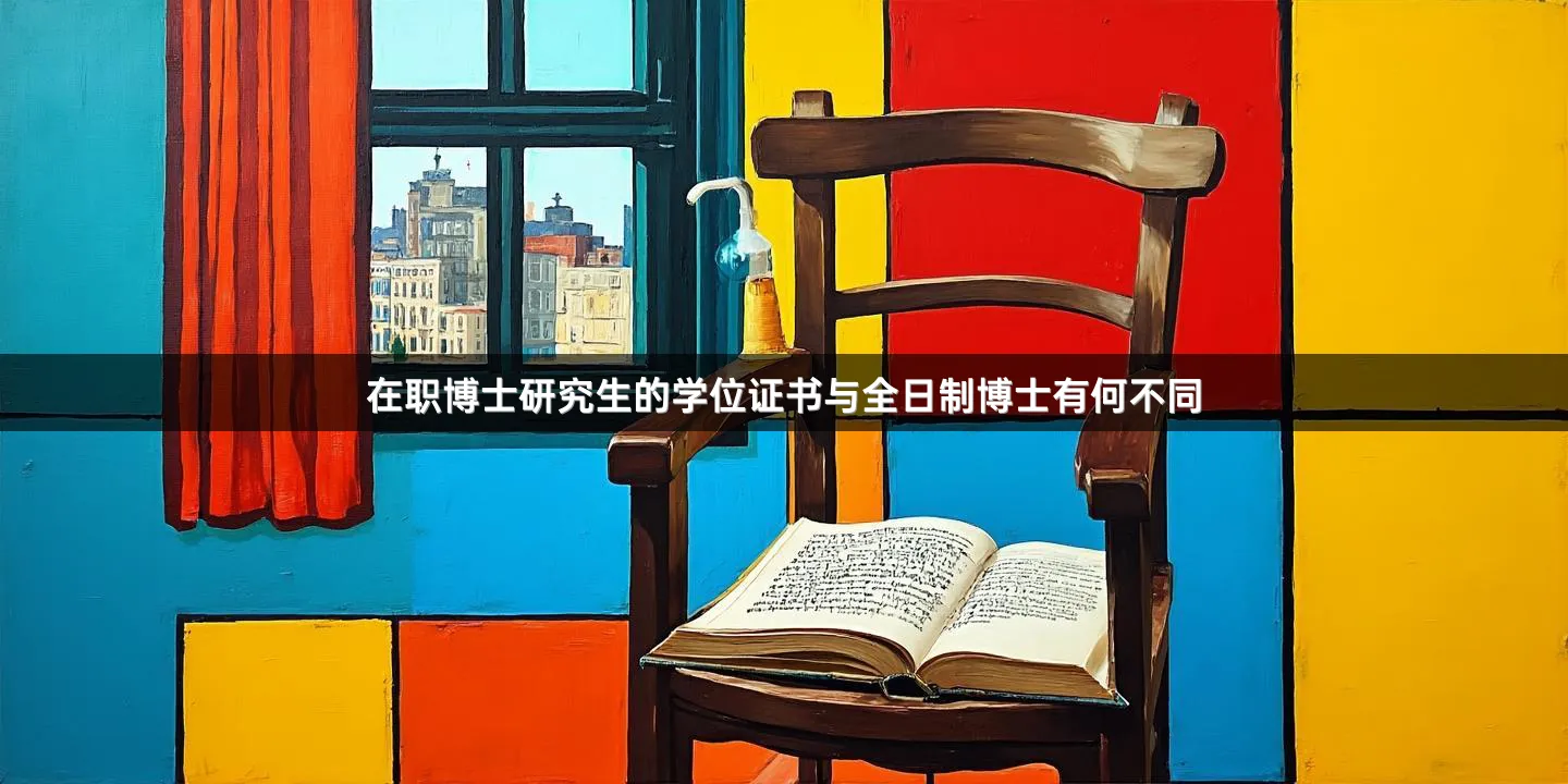 在职博士研究生的学位证书与全日制博士有何不同