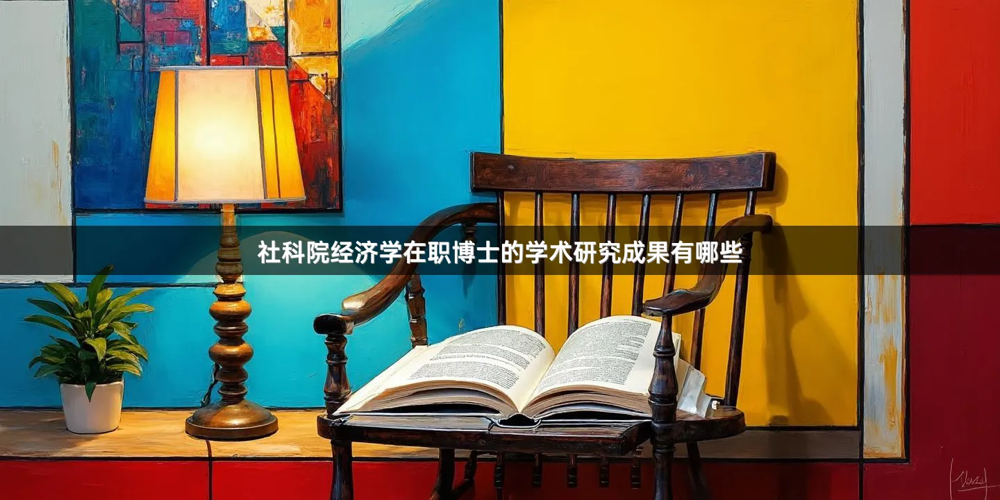 社科院经济学在职博士的学术研究成果有哪些