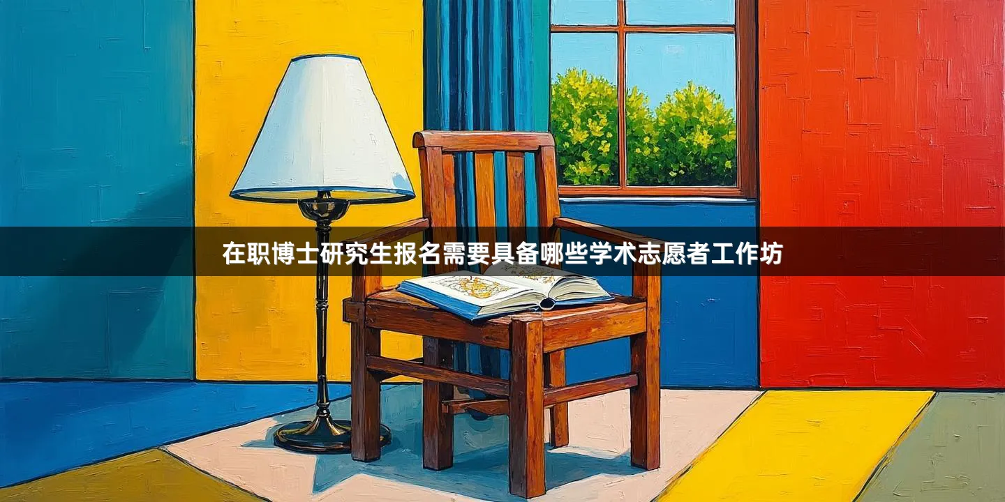 在职博士研究生报名需要具备哪些学术志愿者工作坊