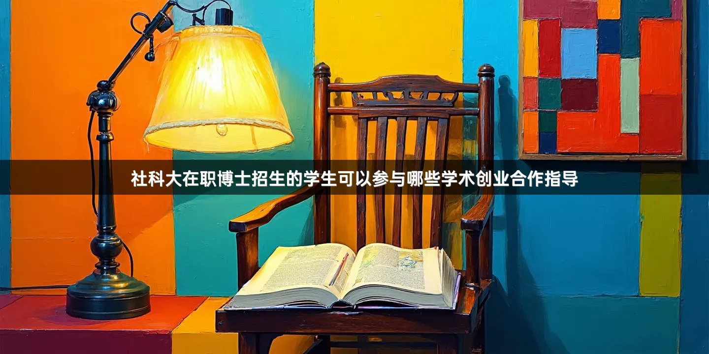 社科大在职博士招生的学生可以参与哪些学术创业合作指导
