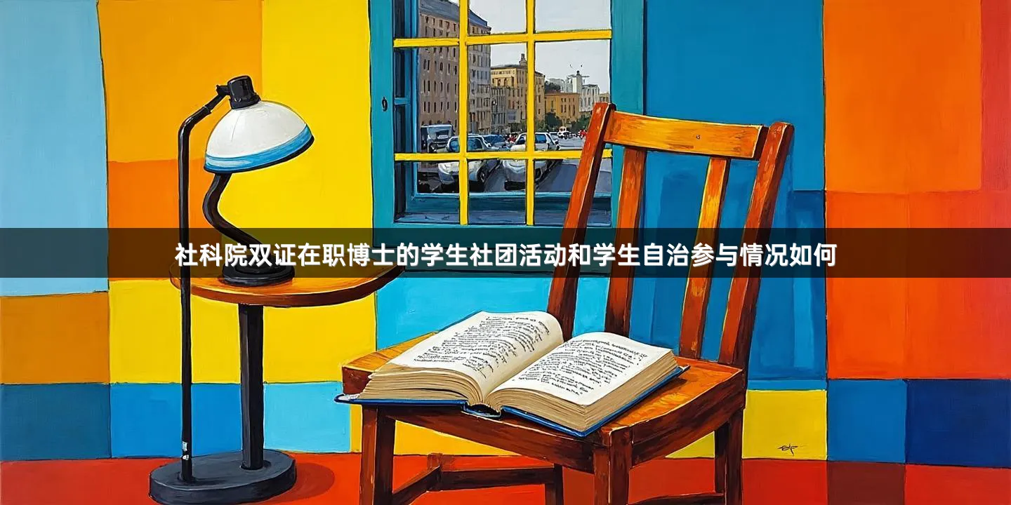 社科院双证在职博士的学生社团活动和学生自治参与情况如何