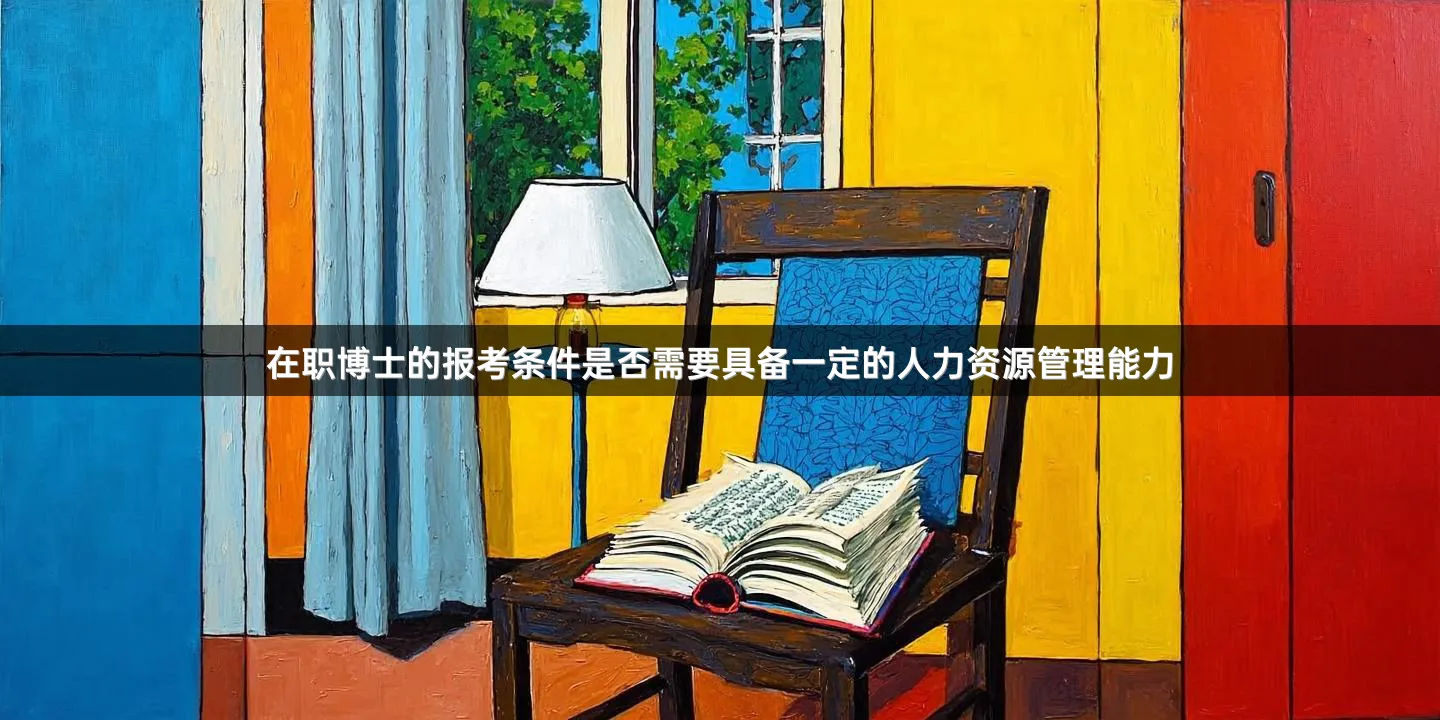 在职博士的报考条件是否需要具备一定的人力资源管理能力