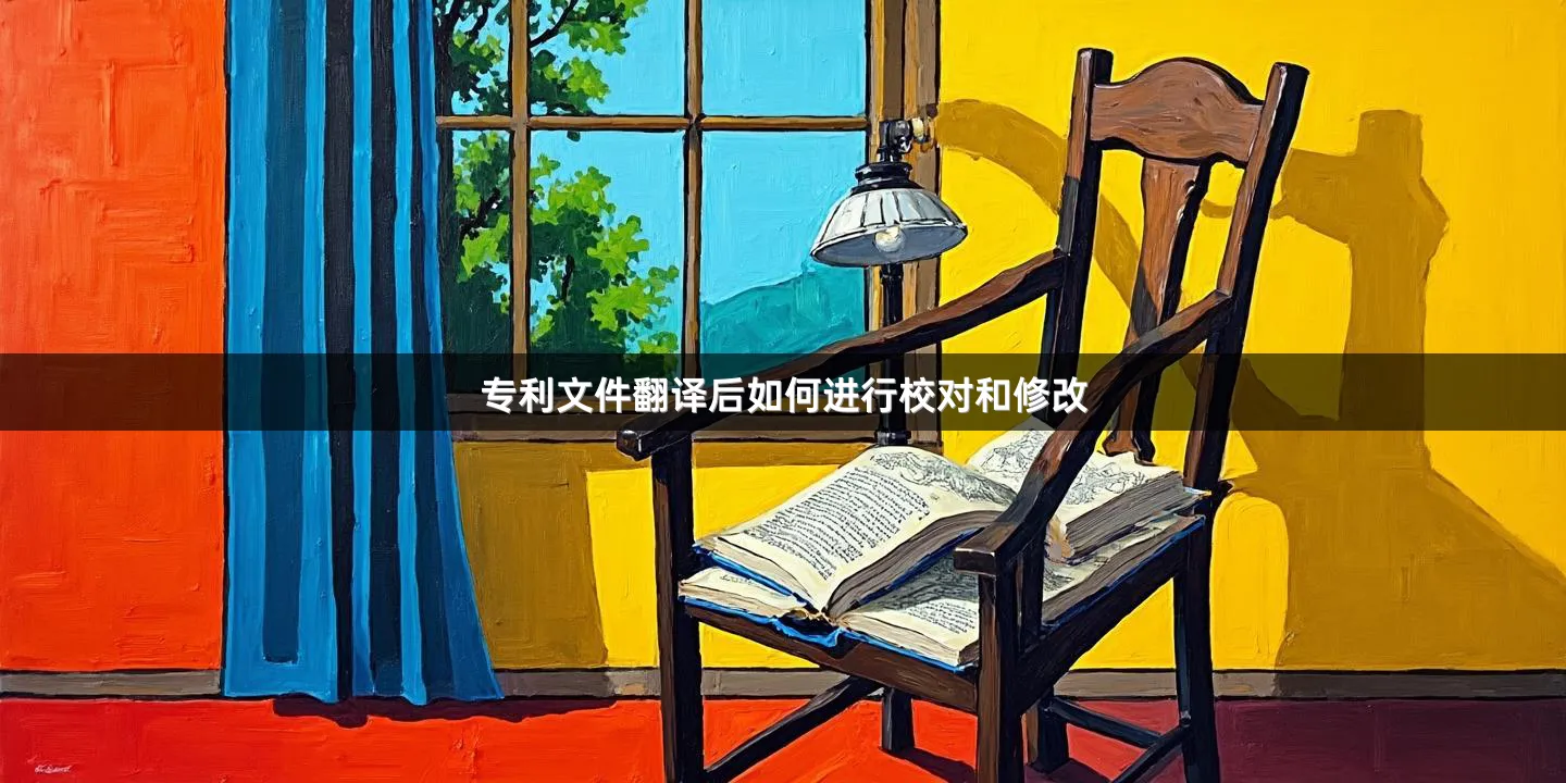 专利文件翻译后如何进行校对和修改