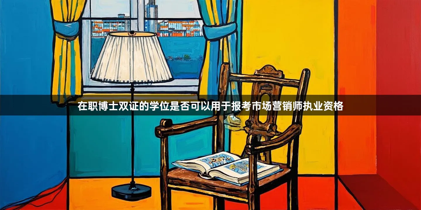 在职博士双证的学位是否可以用于报考市场营销师执业资格