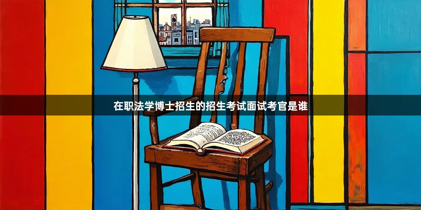在职法学博士招生的招生考试面试考官是谁