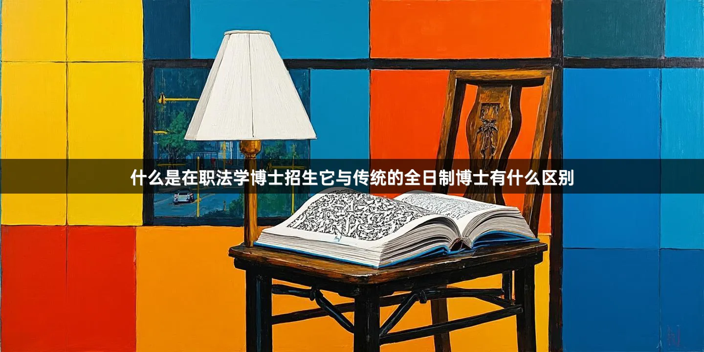 什么是在职法学博士招生它与传统的全日制博士有什么区别