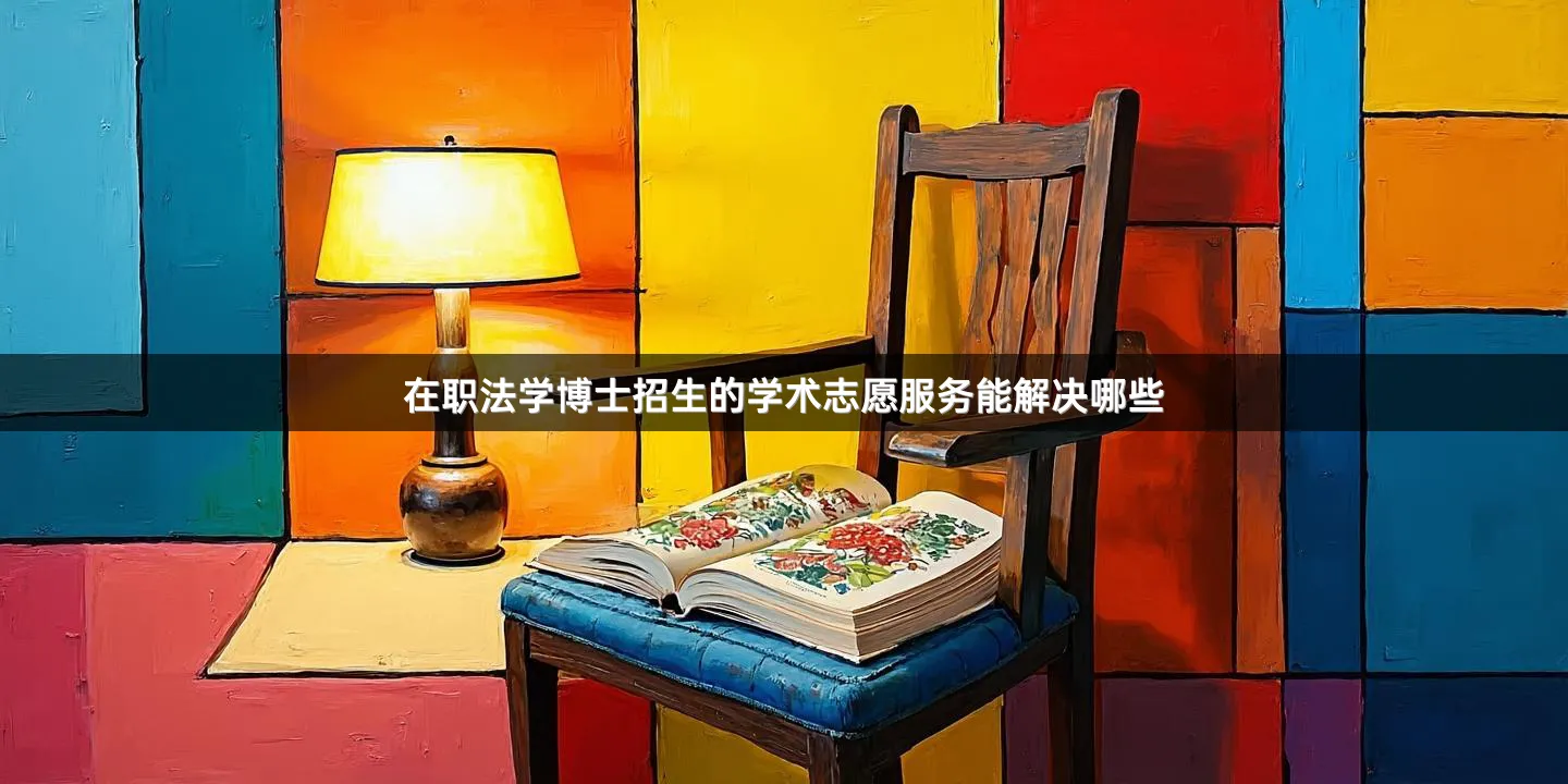 在职法学博士招生的学术志愿服务能解决哪些