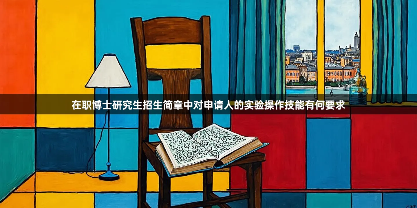 在职博士研究生招生简章中对申请人的实验操作技能有何要求