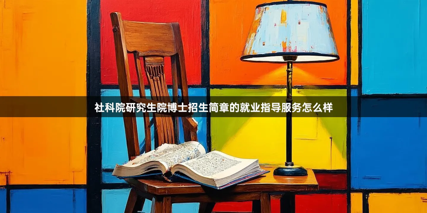社科院研究生院博士招生简章的就业指导服务怎么样