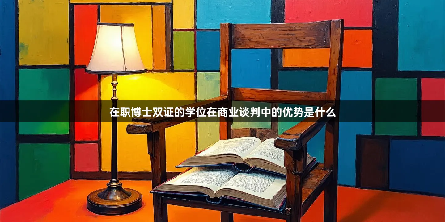 在职博士双证的学位在商业谈判中的优势是什么