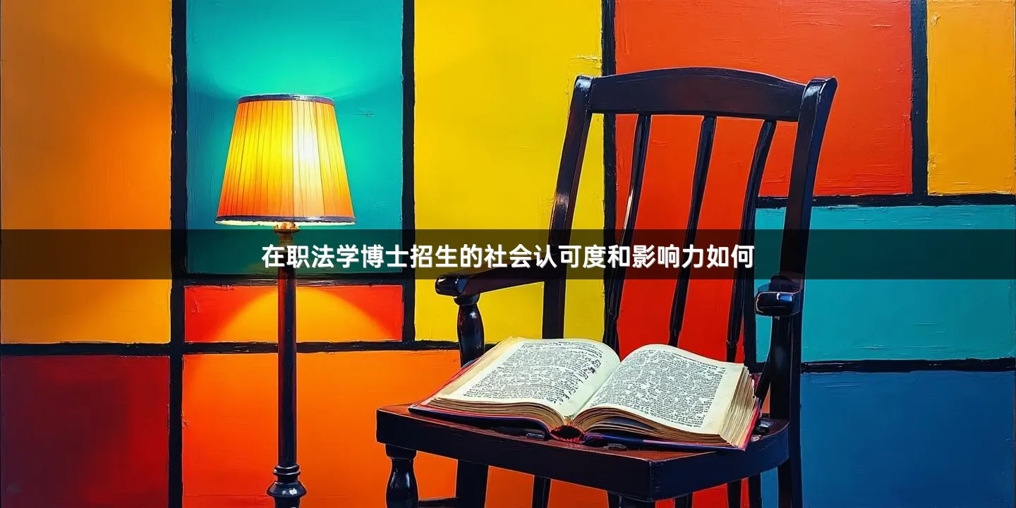 在职法学博士招生的社会认可度和影响力如何