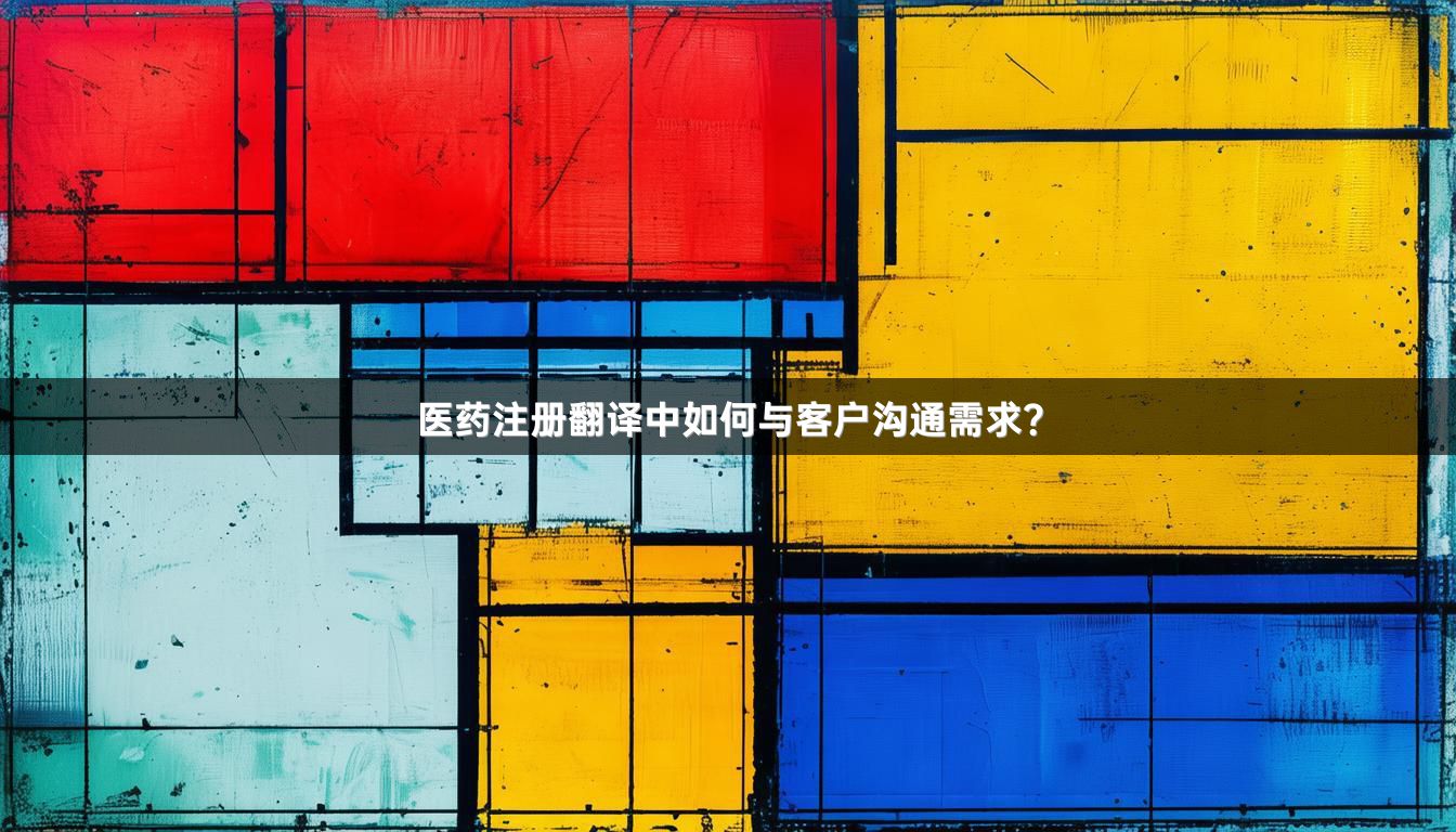 医药注册翻译中如何与客户沟通需求？