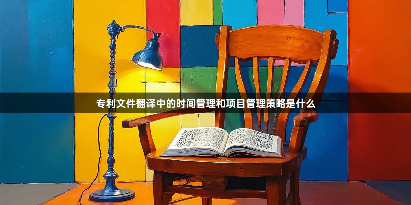 专利文件翻译中的时间管理和项目管理策略是什么