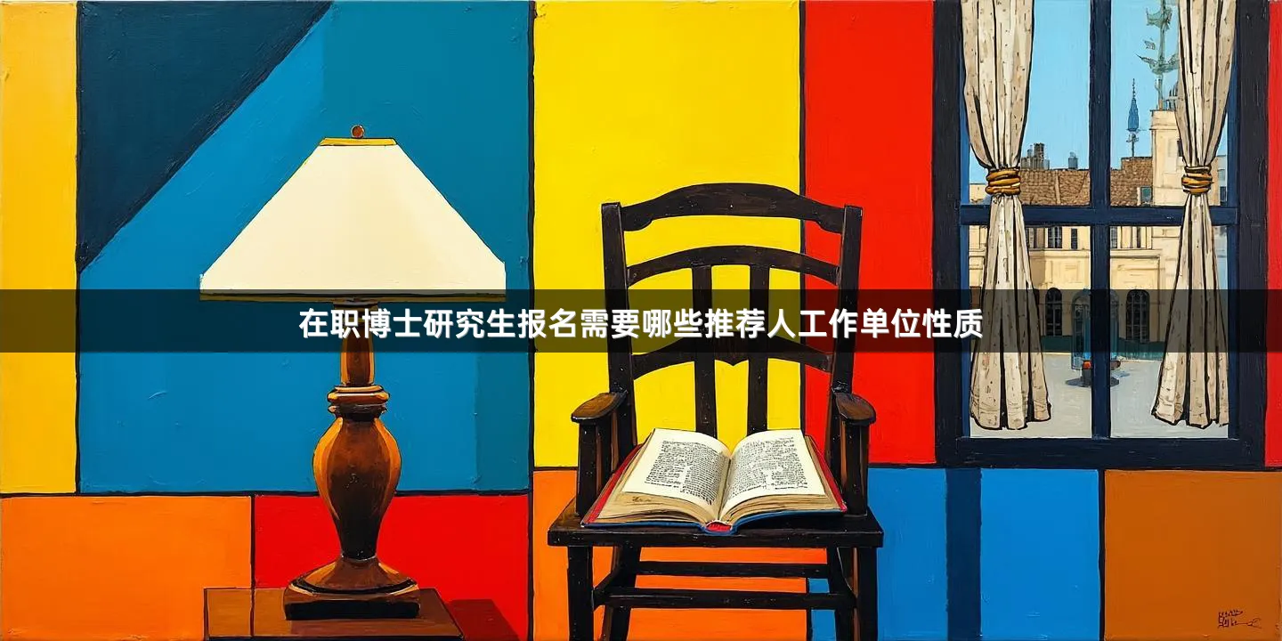 在职博士研究生报名需要哪些推荐人工作单位性质