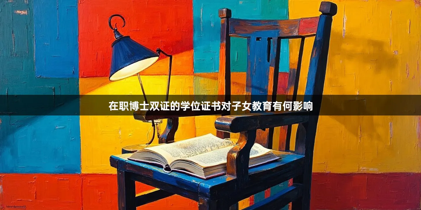 在职博士双证的学位证书对子女教育有何影响