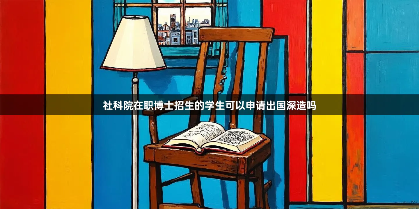 社科院在职博士招生的学生可以申请出国深造吗