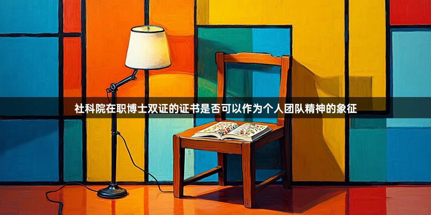 社科院在职博士双证的证书是否可以作为个人团队精神的象征