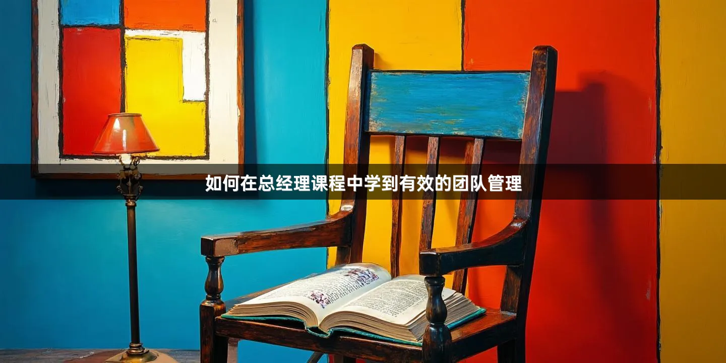如何在总经理课程中学到有效的团队管理