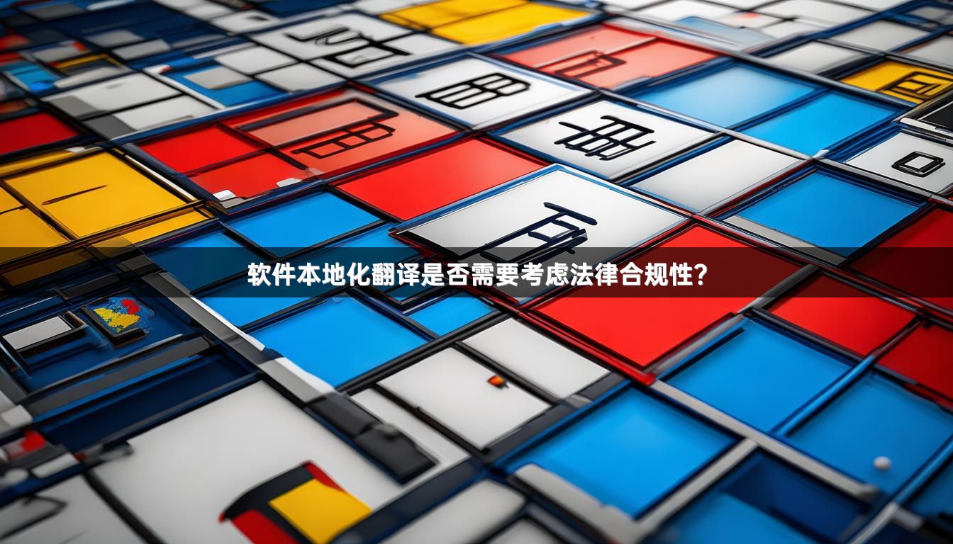 软件本地化翻译是否需要考虑法律合规性？